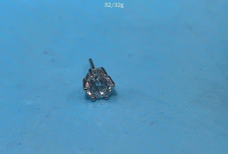 Moissanite Earring