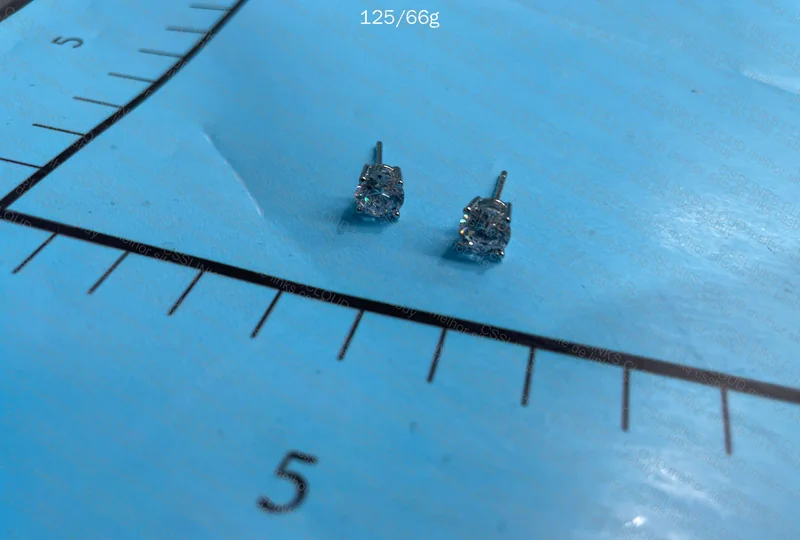 Moissanite Earring