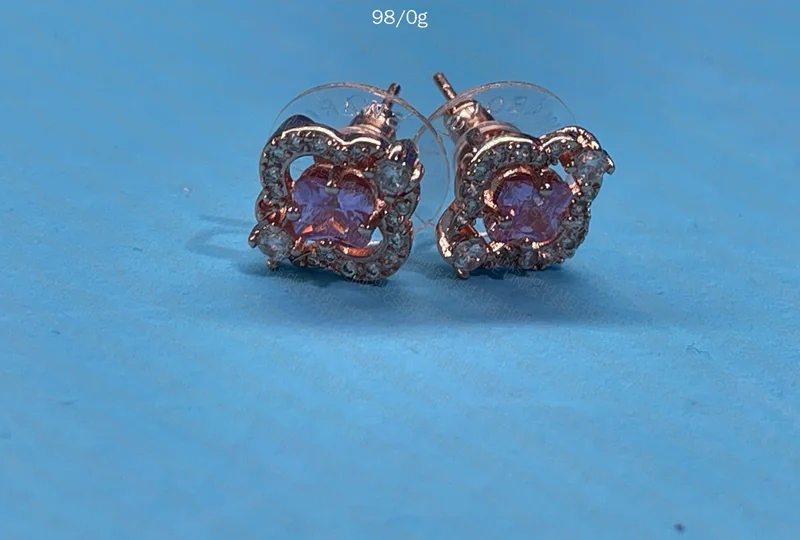 Silver 925 Swarovski Earring (According to Announcement) 3