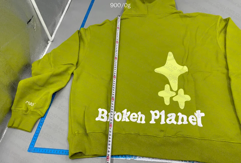 Random Broken Planet Sweatshirt (with measurements) 2