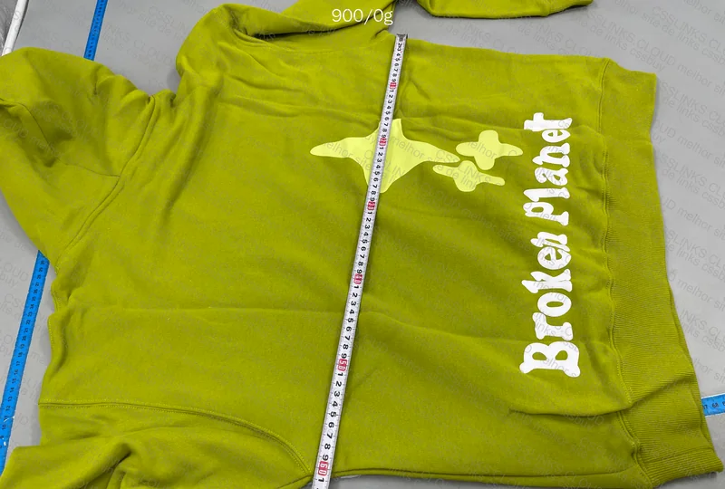 Random Broken Planet Sweatshirt (with measurements) 7