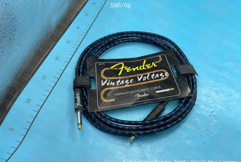 Cabo p10/p10 Fender Vintage voltage