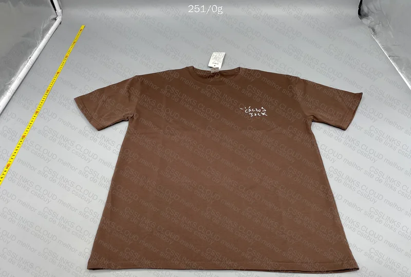 cactus jack brown tee 3