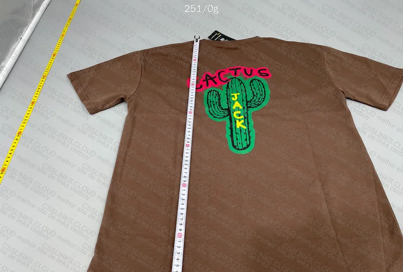 cactus jack brown tee 4