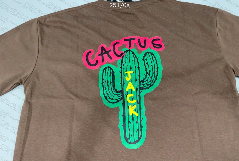 cactus jack brown tee 5