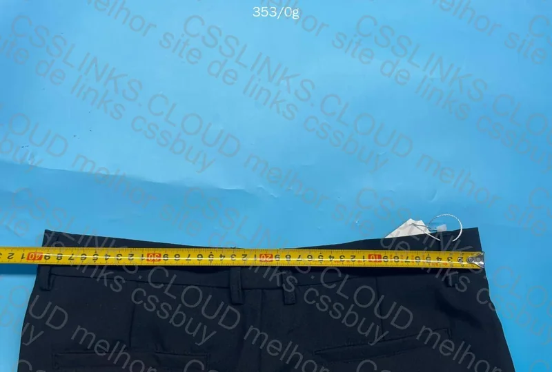 Basic Tailoring Pants (with measurements) 7