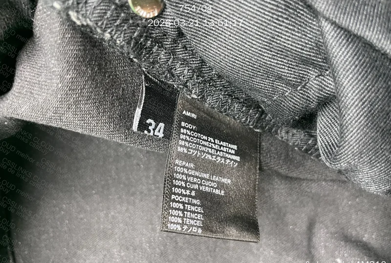 calça amiri us drip 5