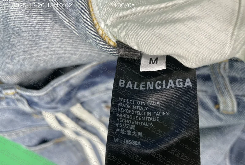 Adidas x Balenciaga Baggy Pants with Measurements 5