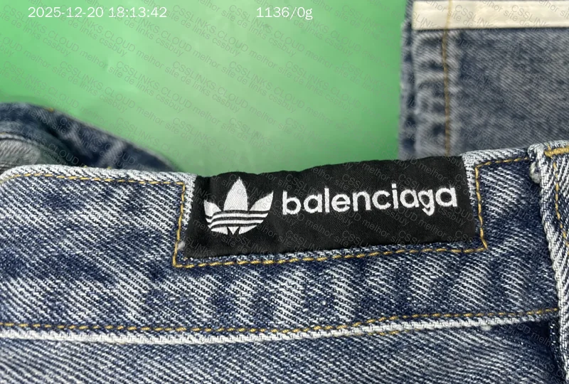 Adidas x Balenciaga Baggy Pants with Measurements 6