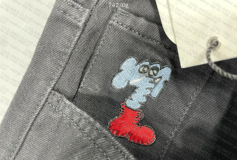 Black Big Boy Polar Baggy Pants (with Measurements) 2