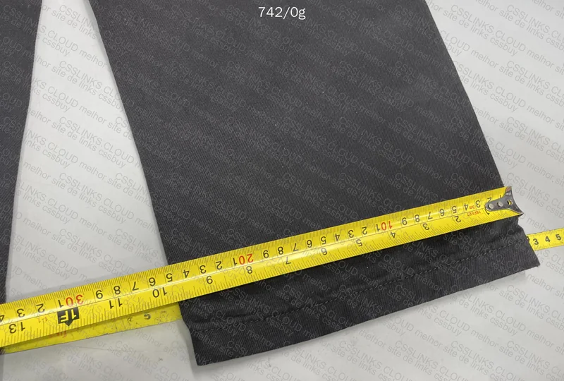 Black Big Boy Polar Baggy Pants (with Measurements) 5