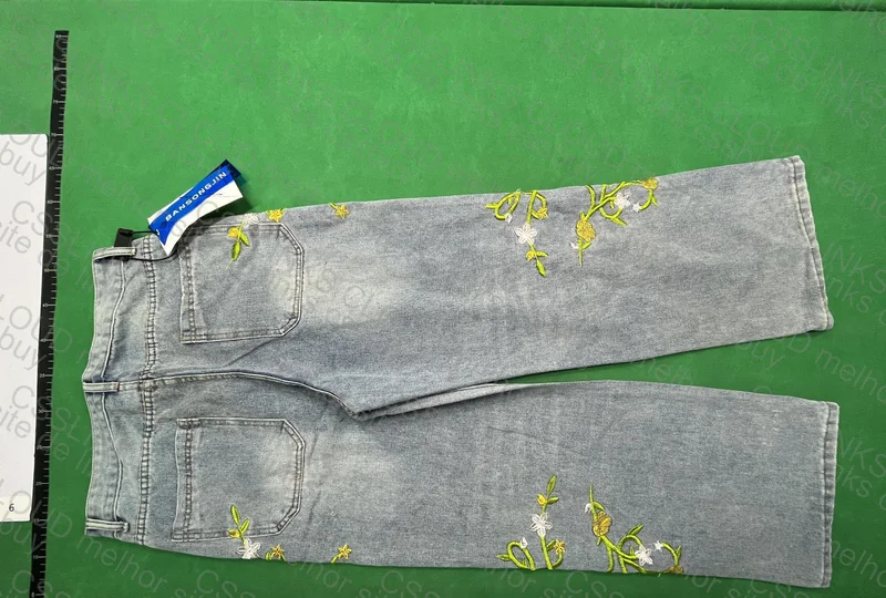 Embroidered Baggy Pants 2