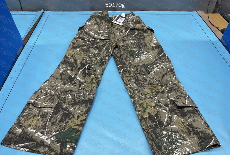 Camouflage Baggy Pants with Pockets