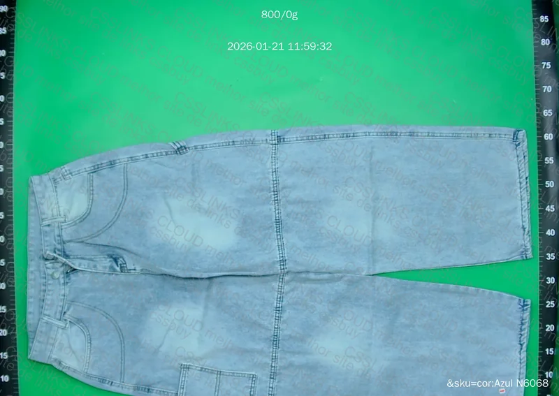 Calça baggy cinza