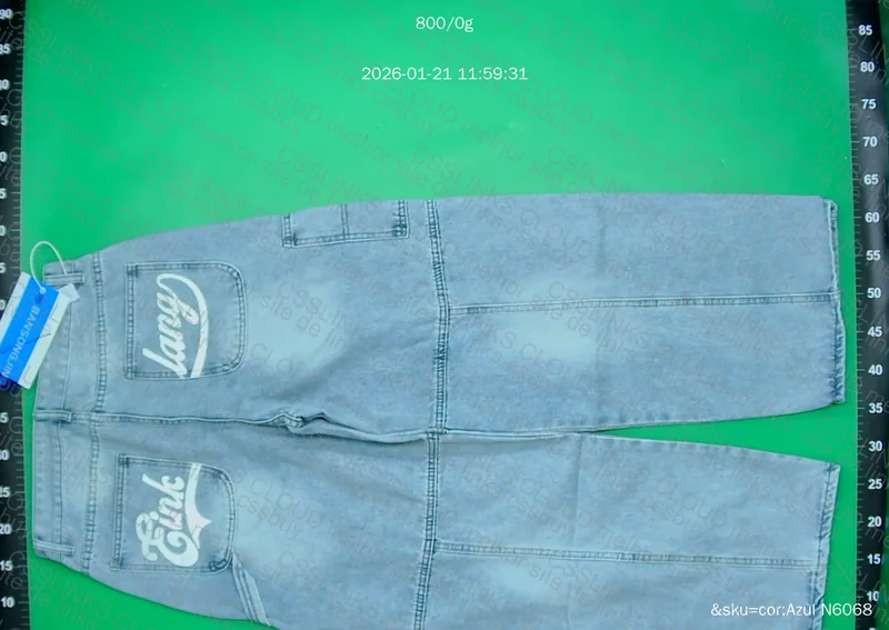 Calça baggy cinza 4
