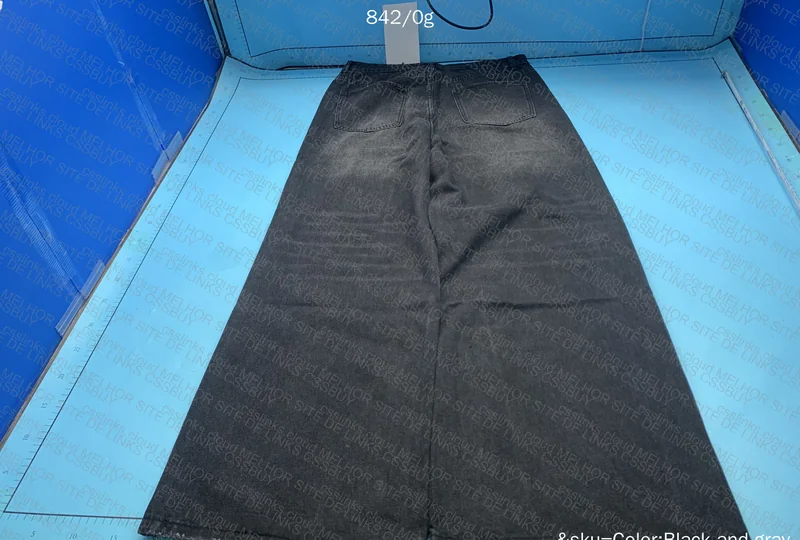 Black Denim Baggy Pants 3
