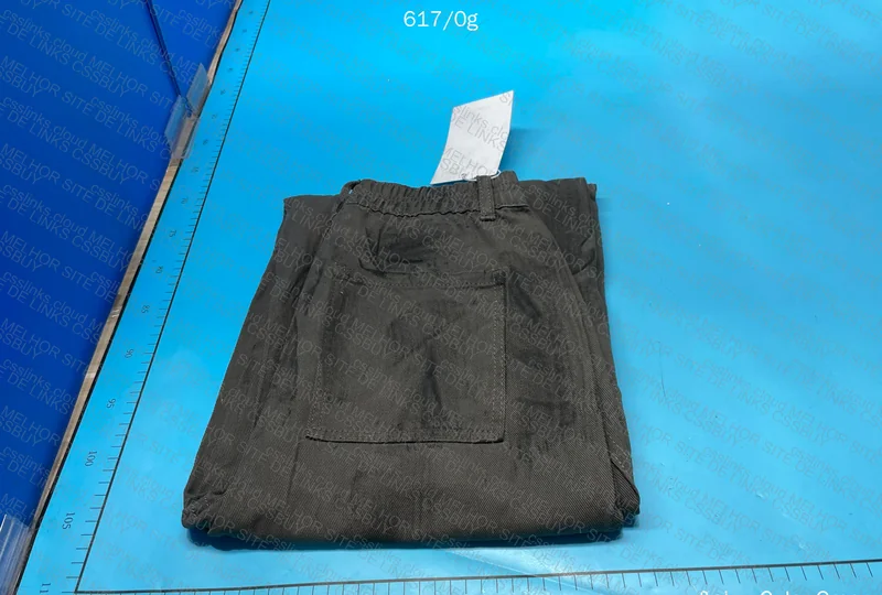 Green Stonewashed Baggy Pants