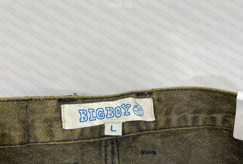 Polar Big Boys Green Baggy Jeans (with Measurements) 4