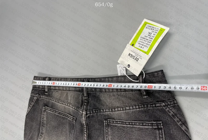 Black Baggy Pants (with measurements)
