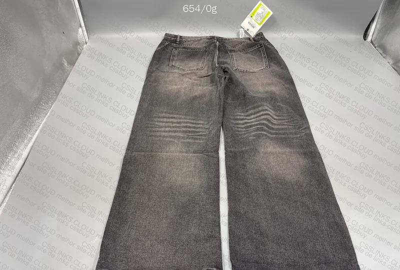 Black Baggy Pants (with measurements) 5