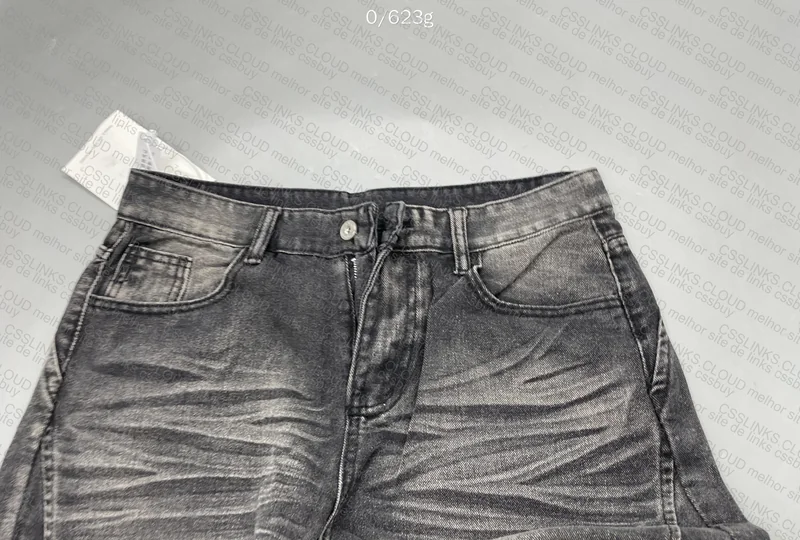 Black Baggy Pants (with measurements)