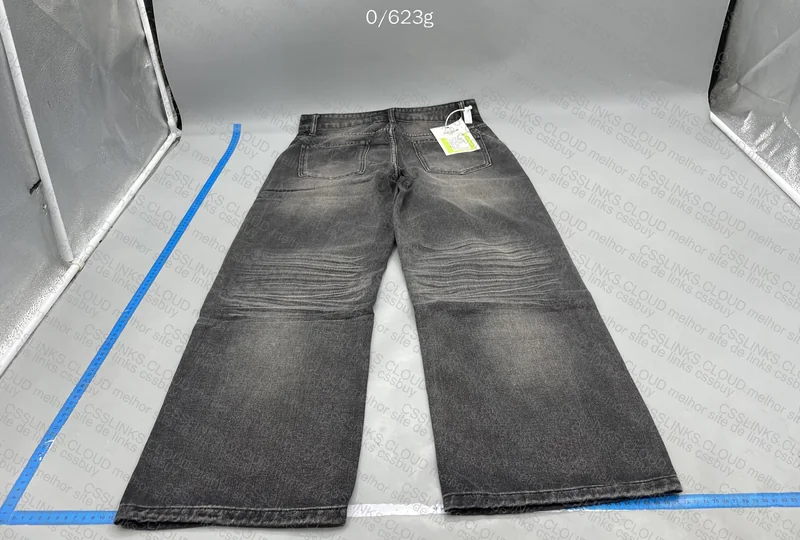 Black Baggy Pants (with measurements) 2