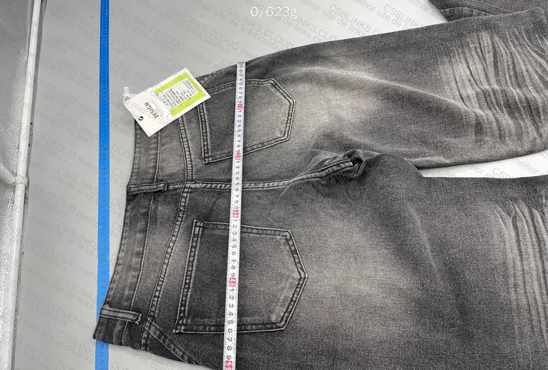 Black Baggy Pants (with measurements) 6