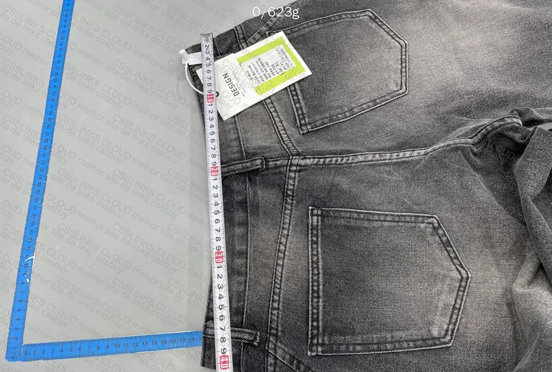 Black Baggy Pants (with measurements) 7