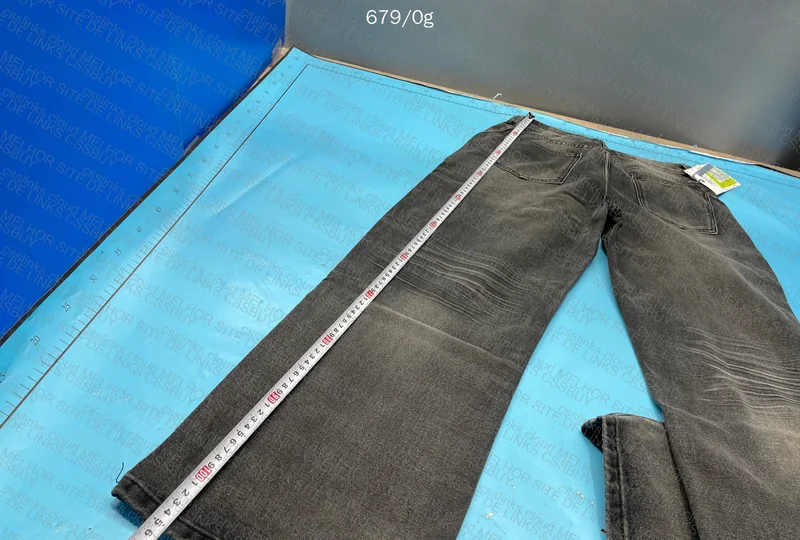 Black Baggy Pants (with measurements) 6