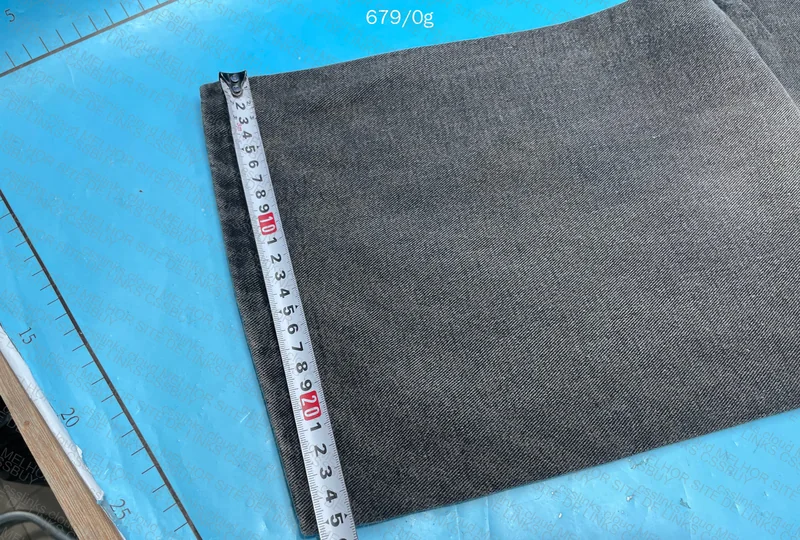 Black Baggy Pants (with measurements) 7