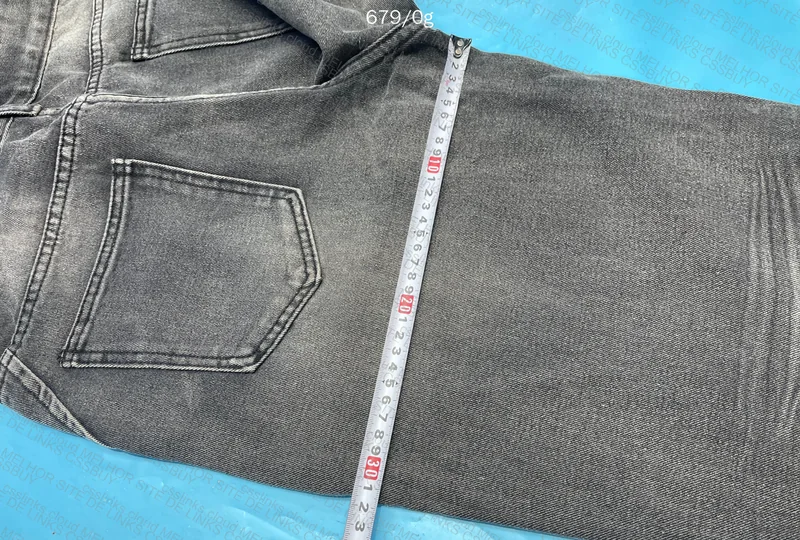 Black Baggy Pants (with measurements) 8