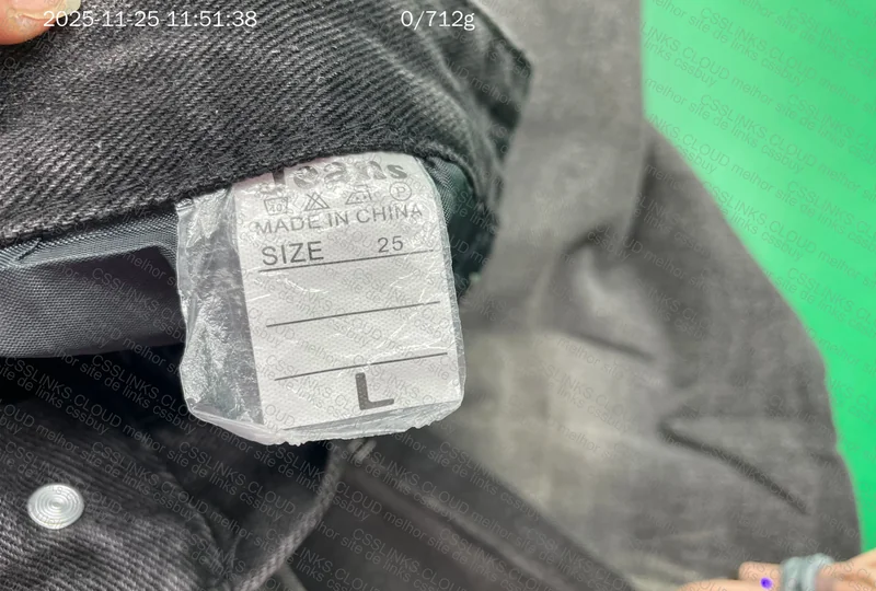 Black Baggy Pants (with measurements) 2