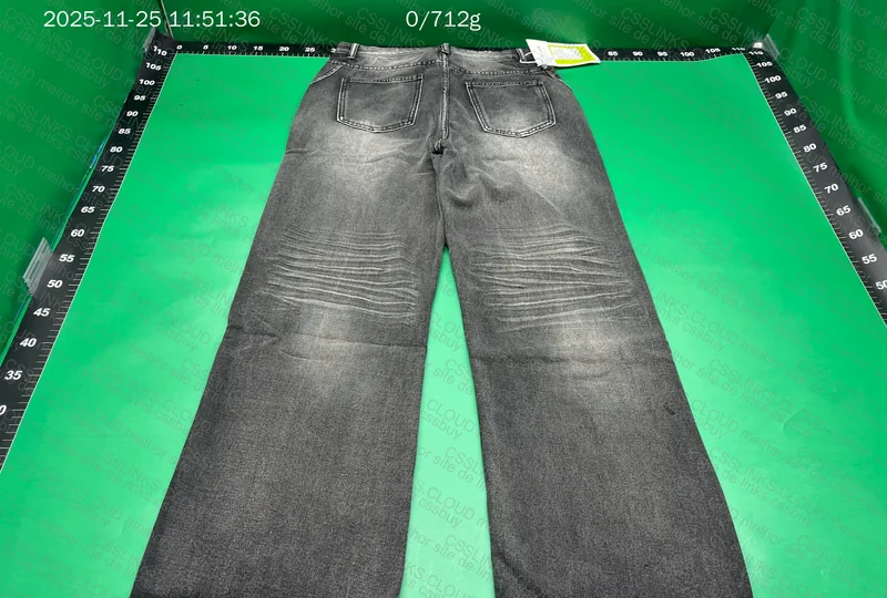Black Baggy Pants (with measurements) 5