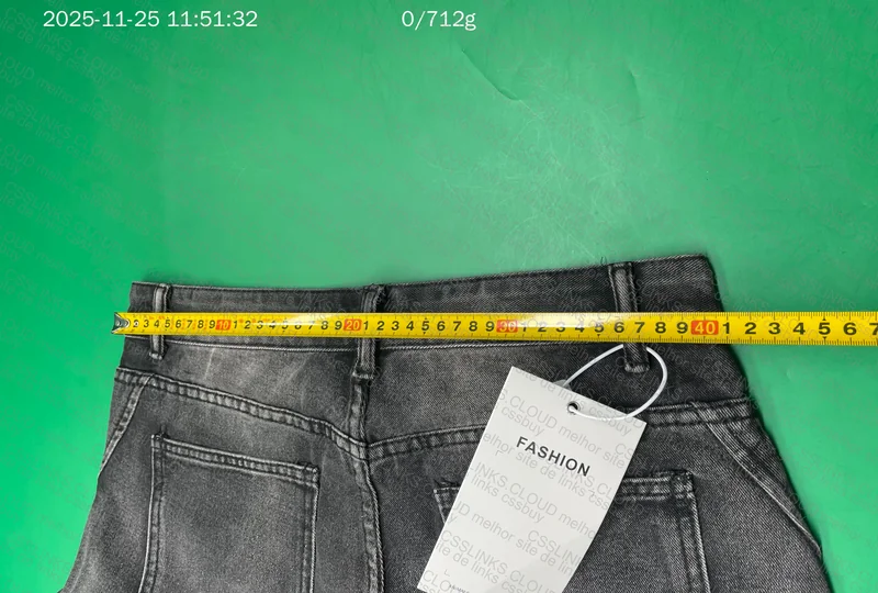 Black Baggy Pants (with measurements) 6