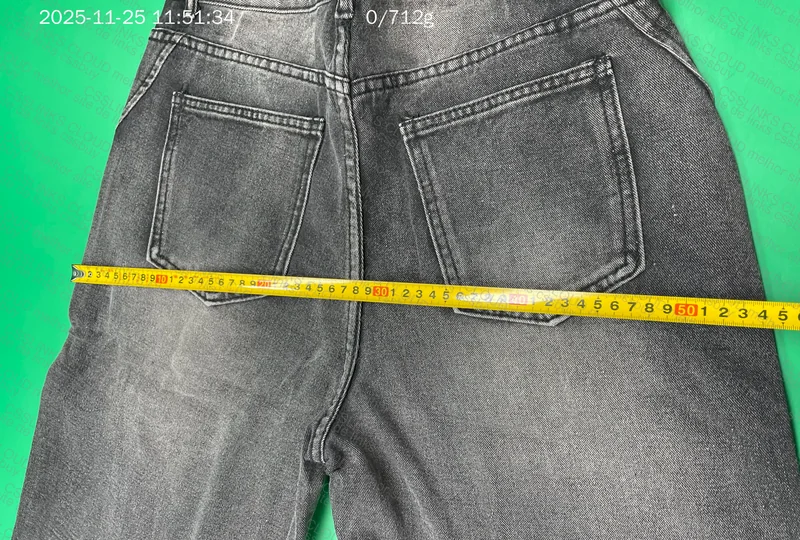 Black Baggy Pants (with measurements) 8