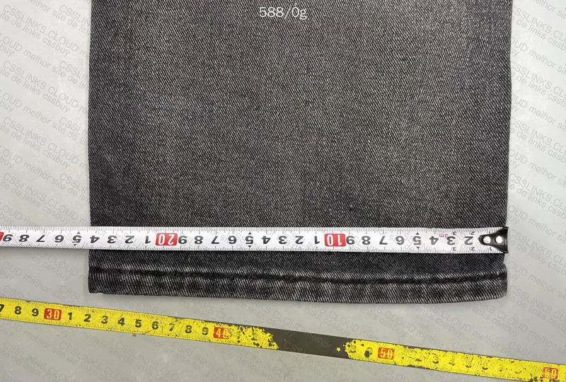 Black Baggy Pants at a Good Price (with measurements) 4