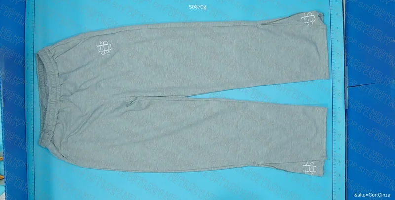 Gray Suvene Baggy Pants 3