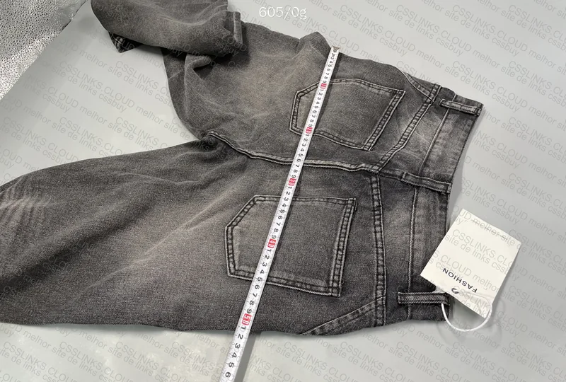 Black Baggy/Straight Pants (with measurements) 6