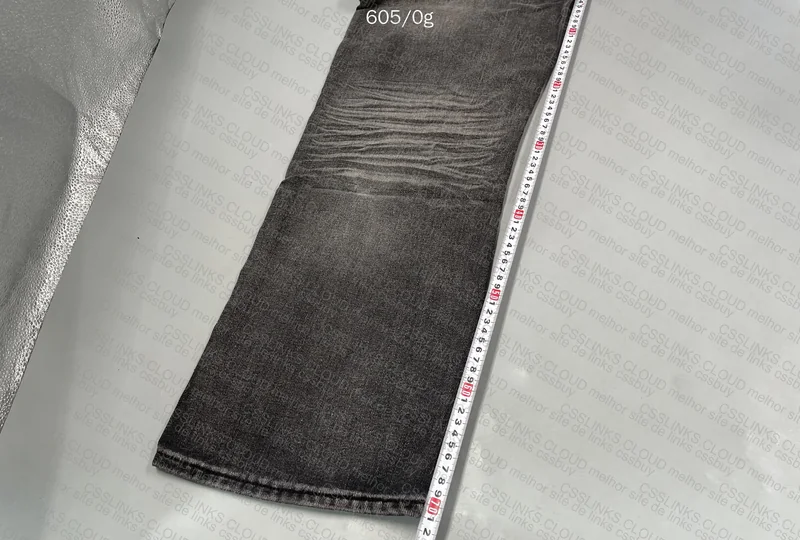 Black Baggy/Straight Pants (with measurements) 7