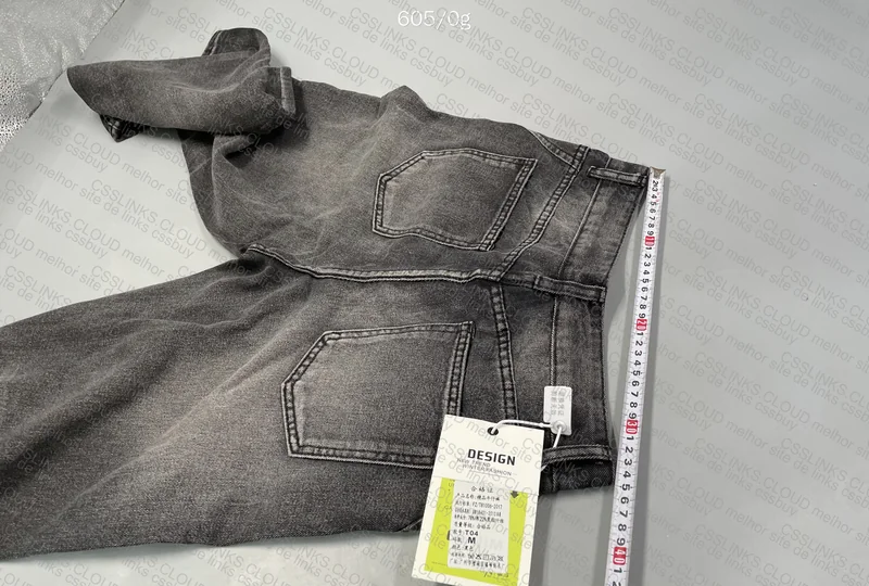Black Baggy/Straight Pants (with measurements) 8