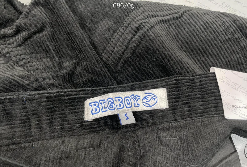 Big Boy Black Corduroy Pants