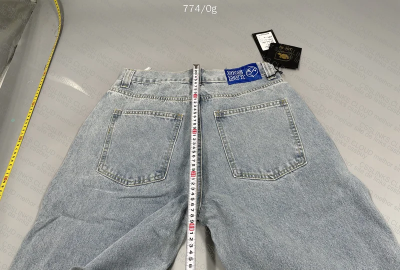 Light Blue Big Boys Pants (With Measurements) 7