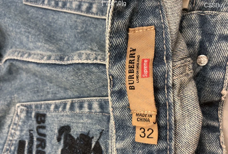Burberry x Supreme Straight Cut Pants 3
