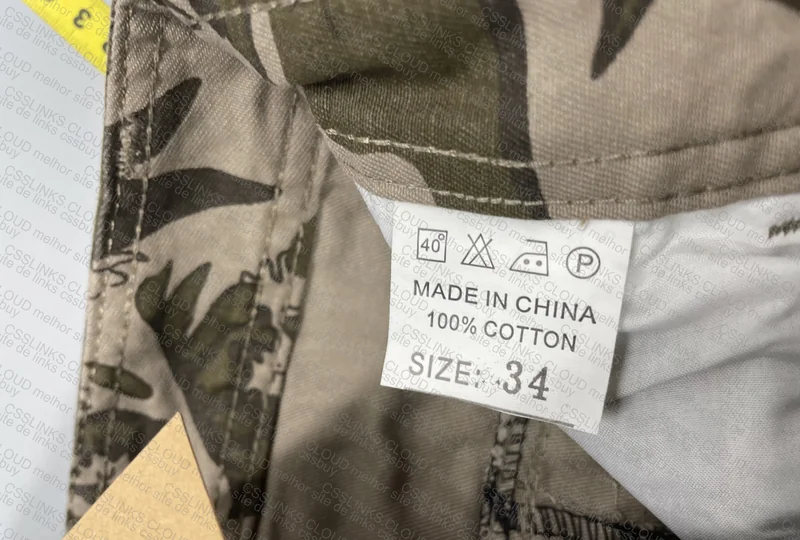 Camouflage Pants With Measurements 2