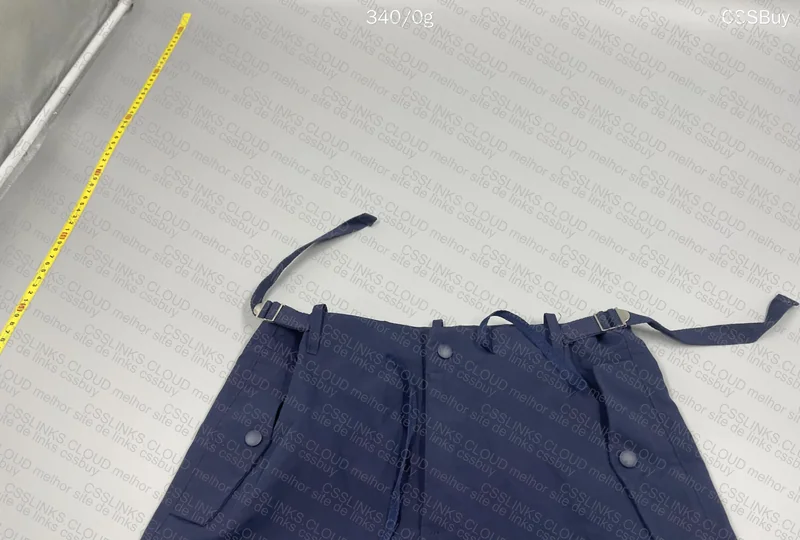 Basic Blue Cargo Pants 2