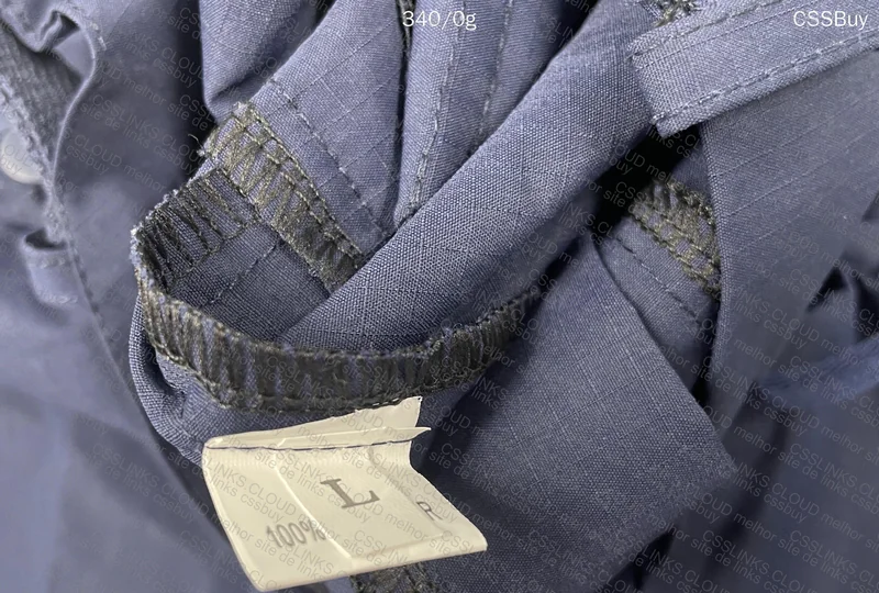 Basic Blue Cargo Pants 3