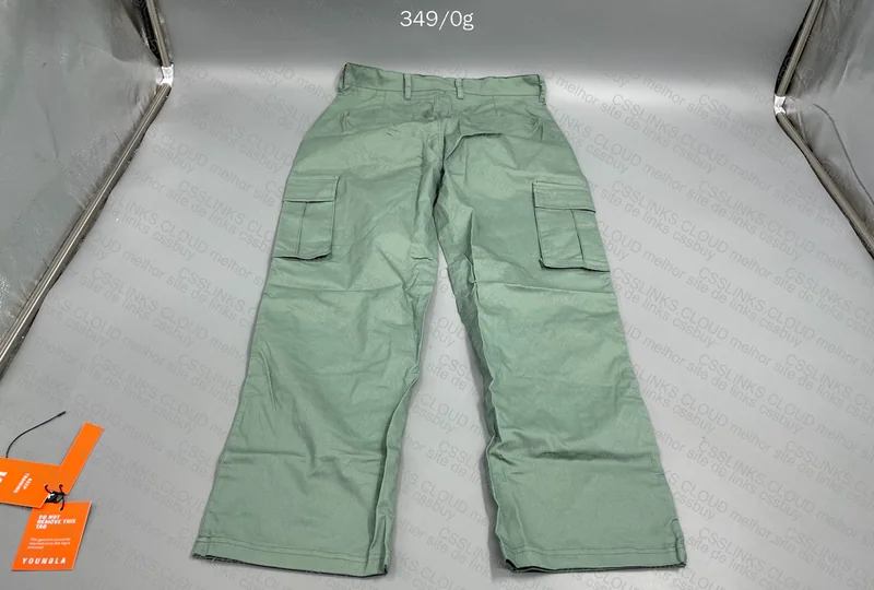 YungLA Green Cargo Pants 3