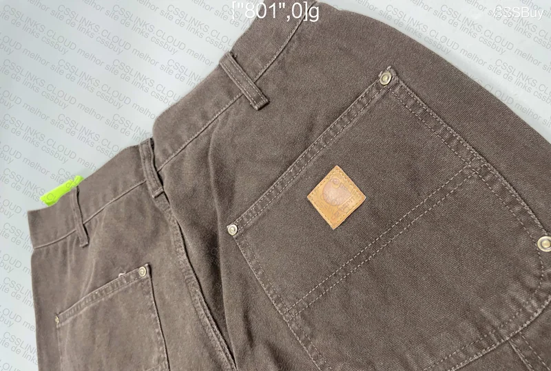 Carhartt Double Knee Brown Pants 3