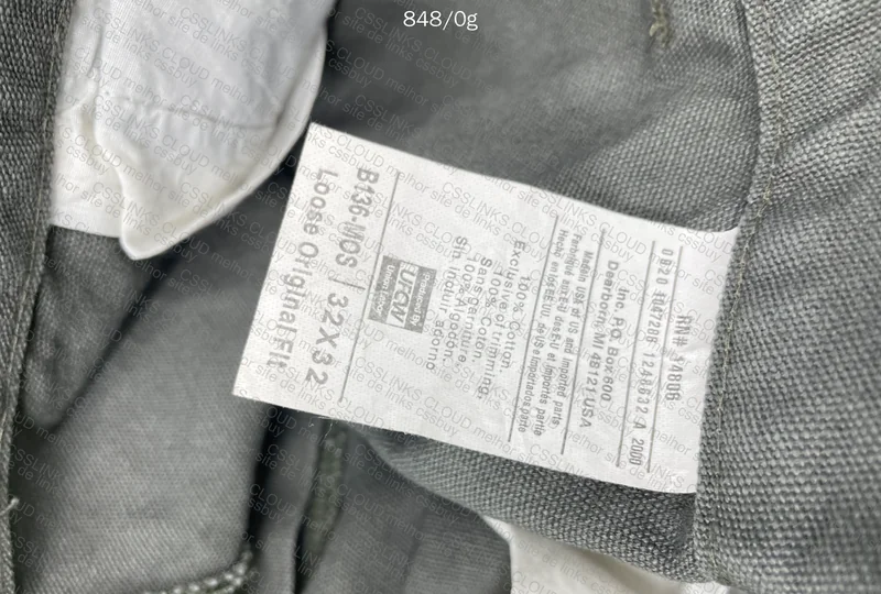 Carhartt Double Knee Moss Green Pants 3