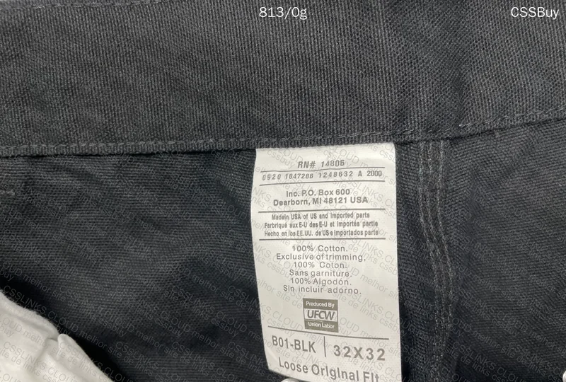 Carhartt Black Double Knee Pants 5